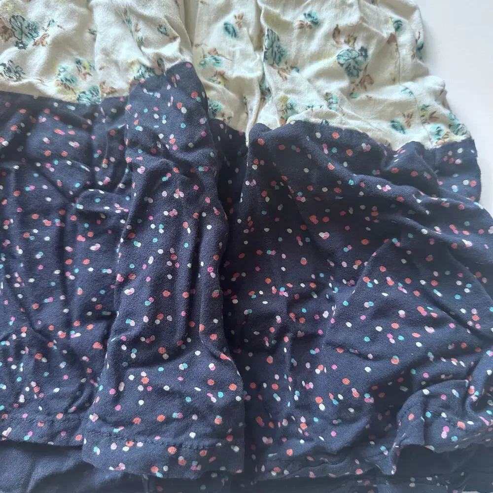 Tucker + Tate Girls Tiered Mixed Print Dress - Size Small - Picture 2 of 4